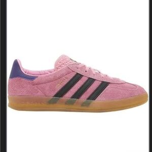 Adidas Women's Pink Suede Sneakers